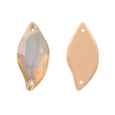 Silk AM Diamond Leaf Shape High Quality Glass Sew-on Rhinestones WholesaleRhinestone